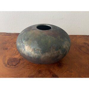 1998 David Gibson Iridescent Raku Studio Pottery